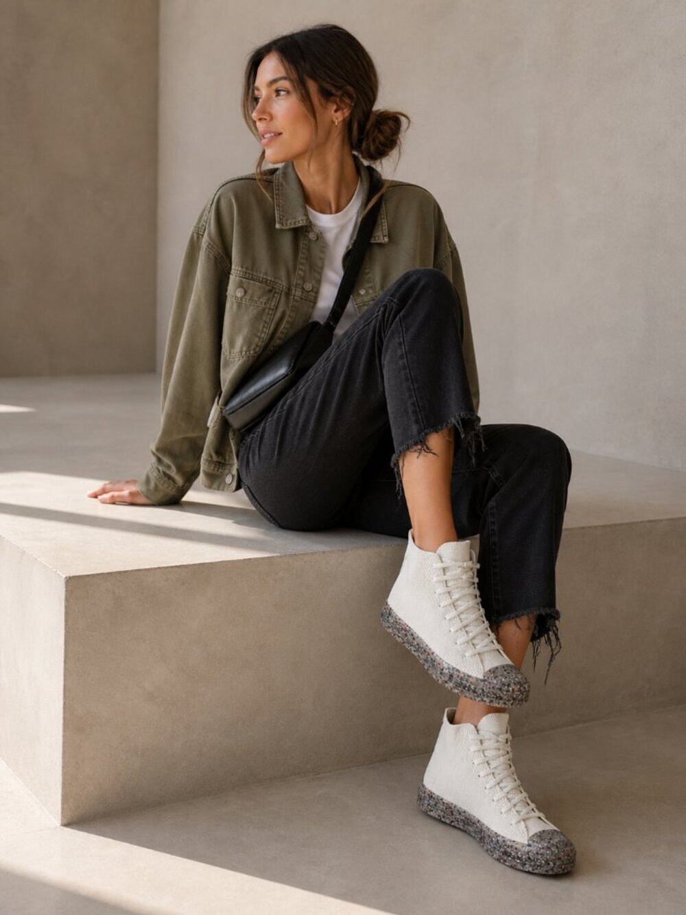 Converse Chuck Taylor All Star Move High Top Platform Sneakers – Off White